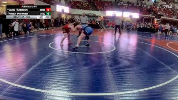 160 lbs Quarterfinal - Owen Younger, Younger vs Jame Petersen, Mountain Man Wrestling Academy