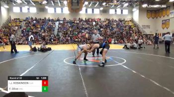 152 lbs Round Of 32 - James Cale HOSKINSON, Clay High School vs Favian Oliva, Eagles