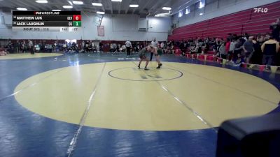 115 lbs Cons. Round 2 - Jack Laughlin, Casa Grande vs Matthew Luk, Clayton Valley