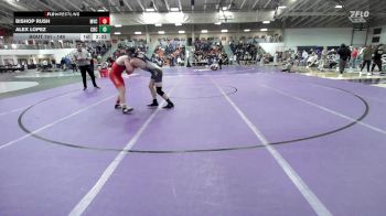 149 lbs Cons. Round 2 - Alex Lopez, Central Baptist (Ark) vs Bishop Rush, Missouri Valley