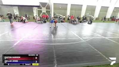 98 lbs Cons. Semi - Easton Harmon, UT vs Declan Jones, WA