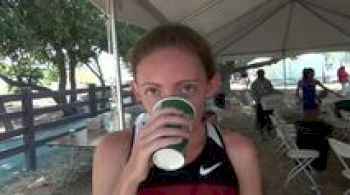 Aisling Cuffe pack runs with Stanford teammates at 2012 Stanford Invitational