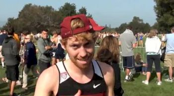 Benjamin Johnson (Stanford) 6th place men's 8k at 2012 Stanford Invitational