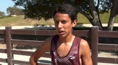 Boy's seeded champ Estevan De La Rosa (Arcadia) after victory at 2012 Stanford Invitational