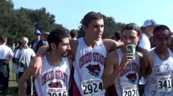 Chico State men's team after 3rd place finish at 2012 Stanford Invitational