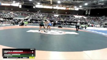 185 lbs Quarterfinal - Shauna Anderson, Thunder Ridge vs Priscilla Arredondo, Kuna