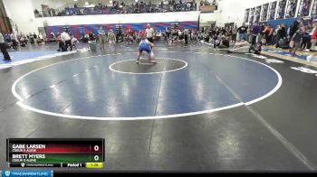 160 lbs Cons. Round 3 - Gabe Larsen, Coeur D Alene vs Brett Myers, Coeur D Alene