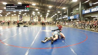 152 lbs Consi Of 64 #2 - Andre Gonzalez, VA vs Kyler North, UT