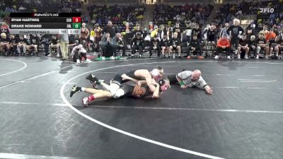 126 lbs Quarterfinal - Drake Howard, Sergeant Bluff-Luton vs Ryan Hartwig, Clarion-Goldfield-Dows