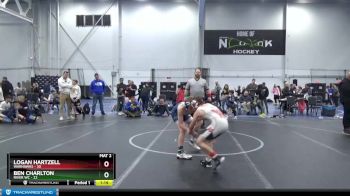 110 lbs Placement (4 Team) - Ben Charlton, River WC vs Logan Hartzell, Warhawks