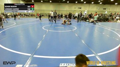 120 lbs Rr Rnd 5 - Kohen Martin, Regulators 9U 2 vs Lorenzo Castro, Team Savage 9U