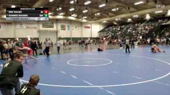 157 lbs Champ. Round 1 - Ben Walsh, SBL Warriors vs Konner Bourek, Howells-Dodge