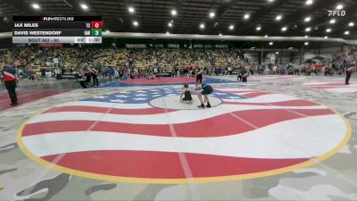 90 lbs 3rd Place Match - Davis Westendorf, Immortal Athletics WC vs Jax Miles, Team Champs