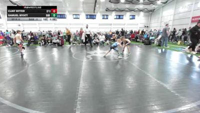 55 lbs Semifinal - Clint Ritter, EP Rattlers-EL vs Samuel Myatt, BAM Training Center-EL