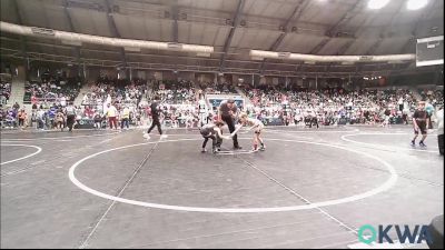 52 lbs Round Of 16 - Case Combs, Cowboy Wrestling Club vs Jackson Fernandez, Cotton County Wrestling Club
