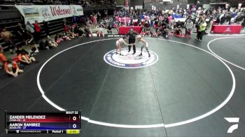 71 lbs Placement - Zander Melendez, CVWA-FR vs Aaron Ramirez, OCWA-FR