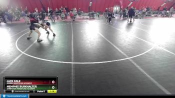 100 lbs Semifinal - Memphis Burkhalter, Sarbacker Wrestling Academy vs Jack Falk, Askren Wrestling Academy