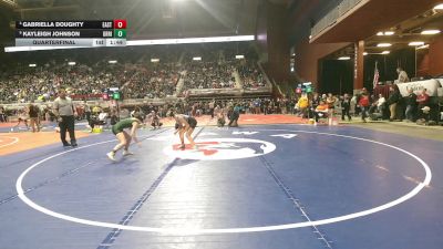 110 lbs Quarterfinal - Kayleigh Johnson, Green River vs Gabriella Doughty, Cheyenne East