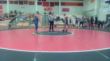 126 lbs Round 2 (6 Team) - Liam Hansen, Wathena-Riverside HS vs Chase Courtois, Pomona-West Franklin HS