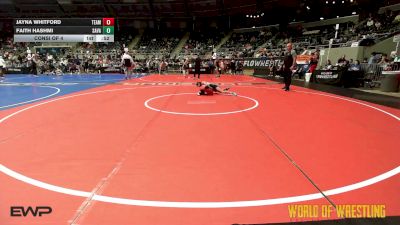 68 lbs Consi Of 4 - Jayna Whitford, TEAM PRIDE ACADEMY vs Faith Hashmi, Savage House Wrestling Club