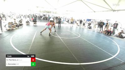 144 lbs Final - Santiago Pacheco Jr., El Centro Wolfpack vs Isaac Gonzalez, Mat Warriors