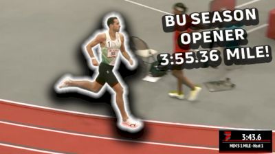 On Running's Sam Ellis Wins The Men's Mile at The BU Season Opener