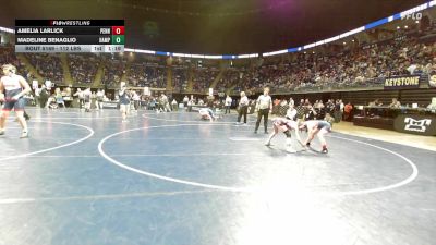 112 lbs Round Of 16 - Amelia Larlick, Pennridge vs Madeline Benaglio, Hampton