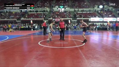 109 lbs Cons. Semi - Hunter Beeman, Darkhorse Wrestling Club vs Hayden Bohannon, Windy City Wrestlers