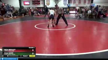 106 lbs Round 3 - Nick Beesley, Louisa-Muscatine vs Cale Nash, Clear Creek-Amana