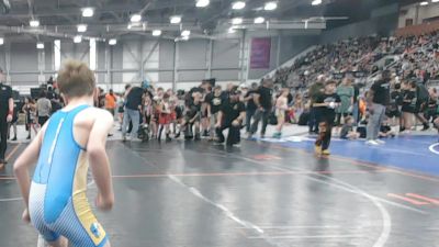 82 lbs Champ. Rd Of 16 - Oscar Warrick, Punisher Wrestling Company vs Fletcher Clark, Falls Academy
