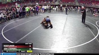 140 lbs Champ. Round 1 - Wyott Fauss, Sargent Wrestling Club vs Ezra O`Donnell, Lincoln Squires Wrestling Club