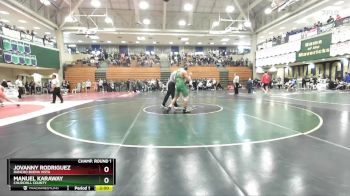 165 lbs Champ. Round 1 - Manuel Karaway, Churchill County vs Jovanny Rodriguez, Rancho Buena Vista