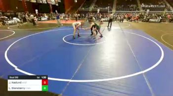 130 lbs Semifinal - Jw Naslund, Westend WC vs Logan Stansberry, Fvwc