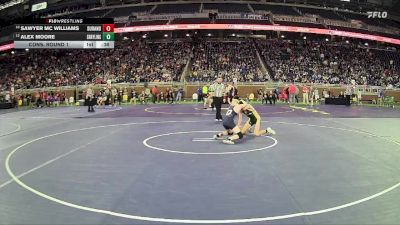 D3-106 lbs Cons. Round 1 - Sawyer Mc Williams, Durand vs Alex Moore, Grayling HS