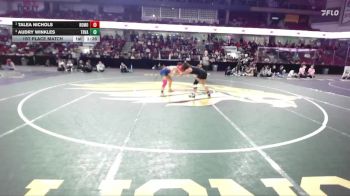 115 lbs 1st Place Match - Talea Nichols, Rocky Mountain vs Audry Winkles, Tri-Valley
