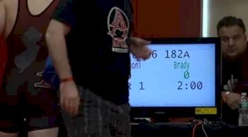 182 lbs match Balboni vs. Brady
