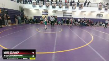 220 lbs Quarterfinal - Allen Schooner, Riverton Middle School vs Carsen Cunningham, Lander Middle School