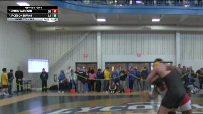 285 lbs Cons. Round 3 - Kenny Jackson, Oneonta State vs Jackson Burns, St. John Fisher