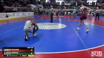 6A 182 lbs Semifinal - Jameson Falciani, Hartselle vs D`vonte Simpson, Spanish Fort