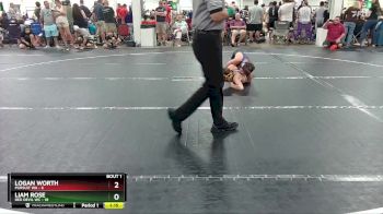 96 lbs Round 1 (4 Team) - Logan Worth, Pursuit WA vs Liam Rose, Red Devil WC