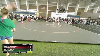 77-83 lbs Semifinal - Kealey Hathaway, Sutherland Youth WC vs Kylee Lance, Uintah Wrestling