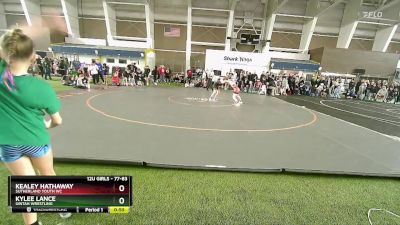 77-83 lbs Semifinal - Kealey Hathaway, Sutherland Youth WC vs Kylee Lance, Uintah Wrestling