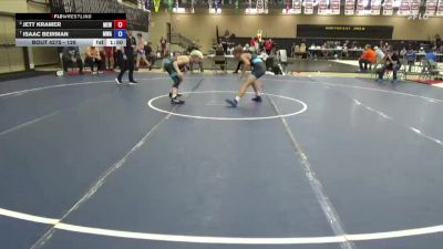 126 lbs Cons. Round 4 - Jett Kramer, Moyer Elite Wrestling vs Isaac Beirman, Moen Wrestling Academy