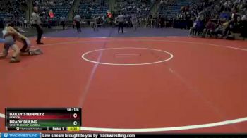 5A - 126 lbs Cons. Round 3 - Brady Duling, Wichita-Bishop Carroll vs Bailey Steinmetz, Newton