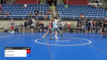 120 lbs Rnd Of 64 - Nolan Hansen, Wisconsin vs Romeo Mcneal, California