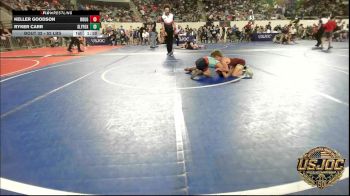 52 lbs Round Of 16 - Keller Goodson, Rough Riders vs Ryker Carr, SlyFox Wrestling Academy