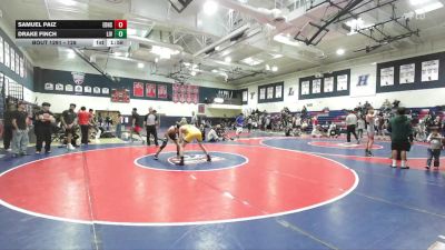 128 lbs Cons. Round 5 - Drake Finch, Livewire vs Samuel Paiz, El Dorado High School