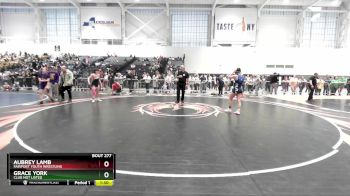 110 lbs Round 1 - Aubrey Lamb, Fairport Youth Wrestling vs Grace York, Club Not Listed