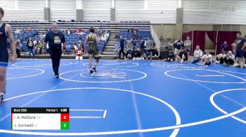 123 lbs Champ. Round 3 - Aidan McClure, Fitz Wrestling Academy vs Luke Cornwell, Ky Extreme