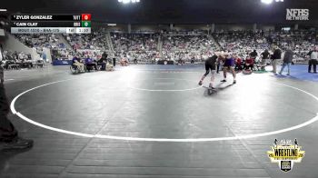 B4A-175 lbs Quarterfinal - Zyler Gonzalez, Tuttle vs Cain Clay, Bristow